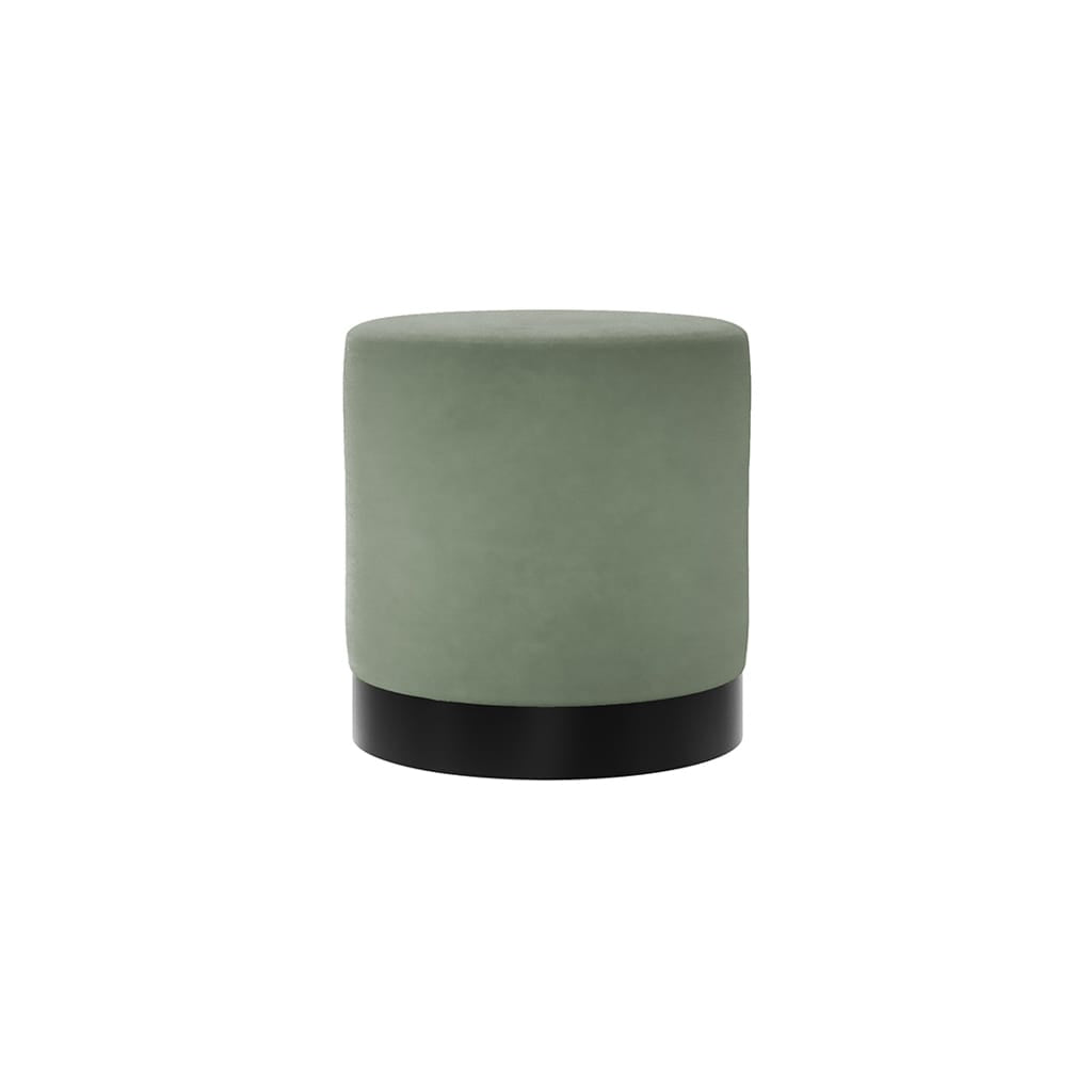 OTI Living Lara Sage Velvet Large Pouffe House of Isabella UK