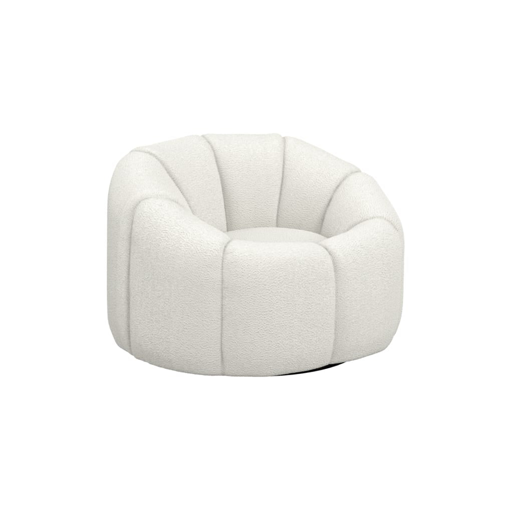 OTI Living Nao Ivory Swivel Chair House of Isabella UK
