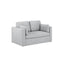 OTI Living Newport Light Grey 2 Seater Sofa House of Isabella UK