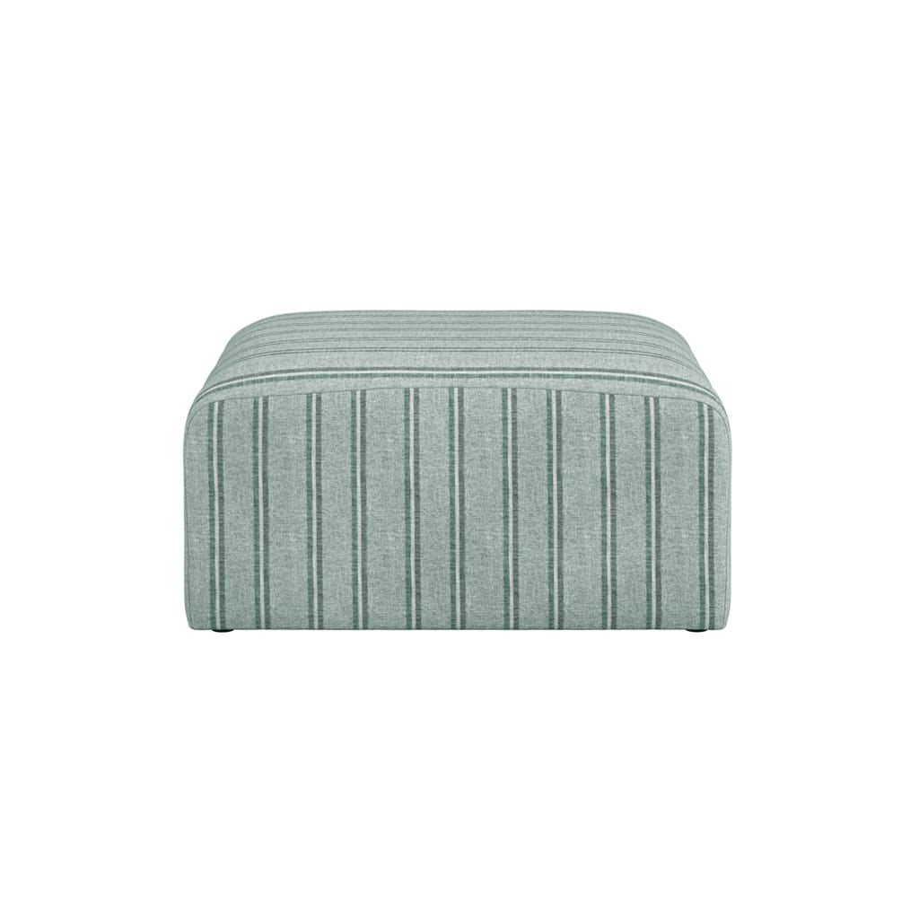 OTI Living Ryder Chalk Stripe Pouffe House of Isabella UK