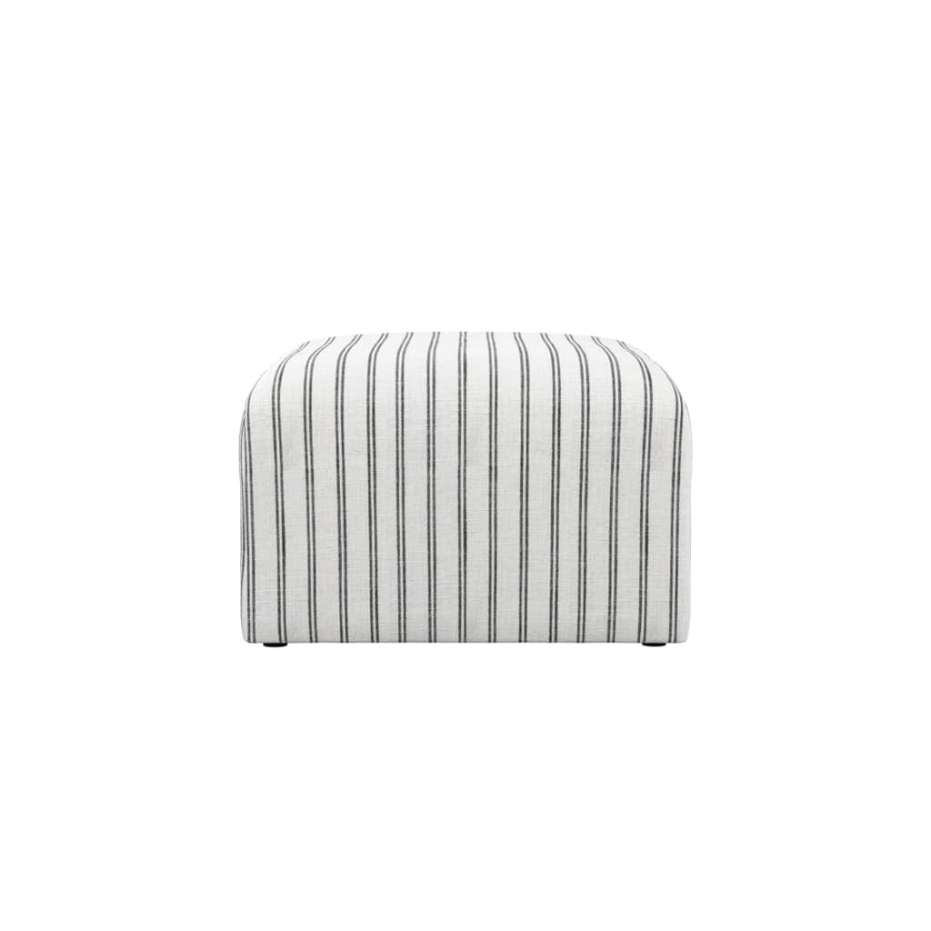OTI Living Ryder Chalk Stripe Pouffe House of Isabella UK