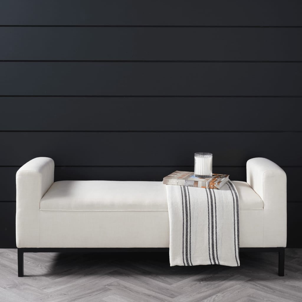 OTI Living Serena Ivory Bench House of Isabella UK