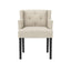 OTI Living Shay Anthracite Winged Chair with Arms House of Isabella UK