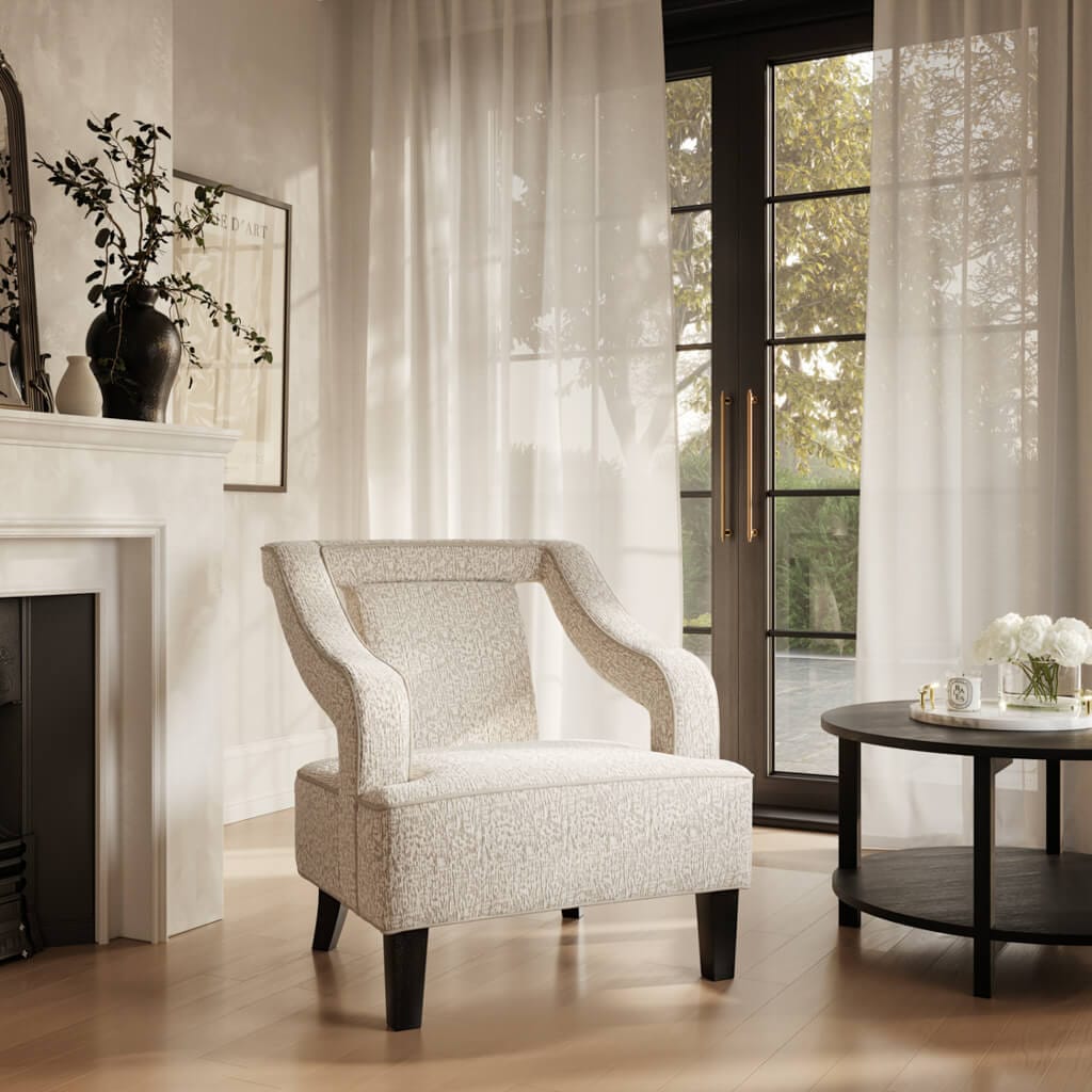 OTI Living Sofia Beige Chair House of Isabella UK
