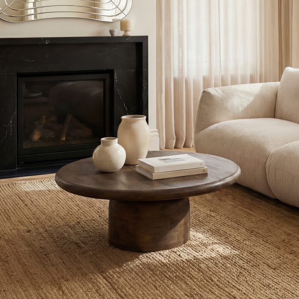 OTI Living Sora Light Brown Coffee Table House of Isabella UK
