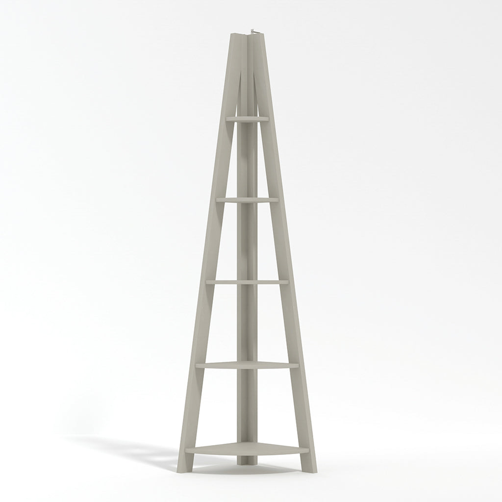 OTI Living Tiva Grey Ladder Media Unit House of Isabella UK