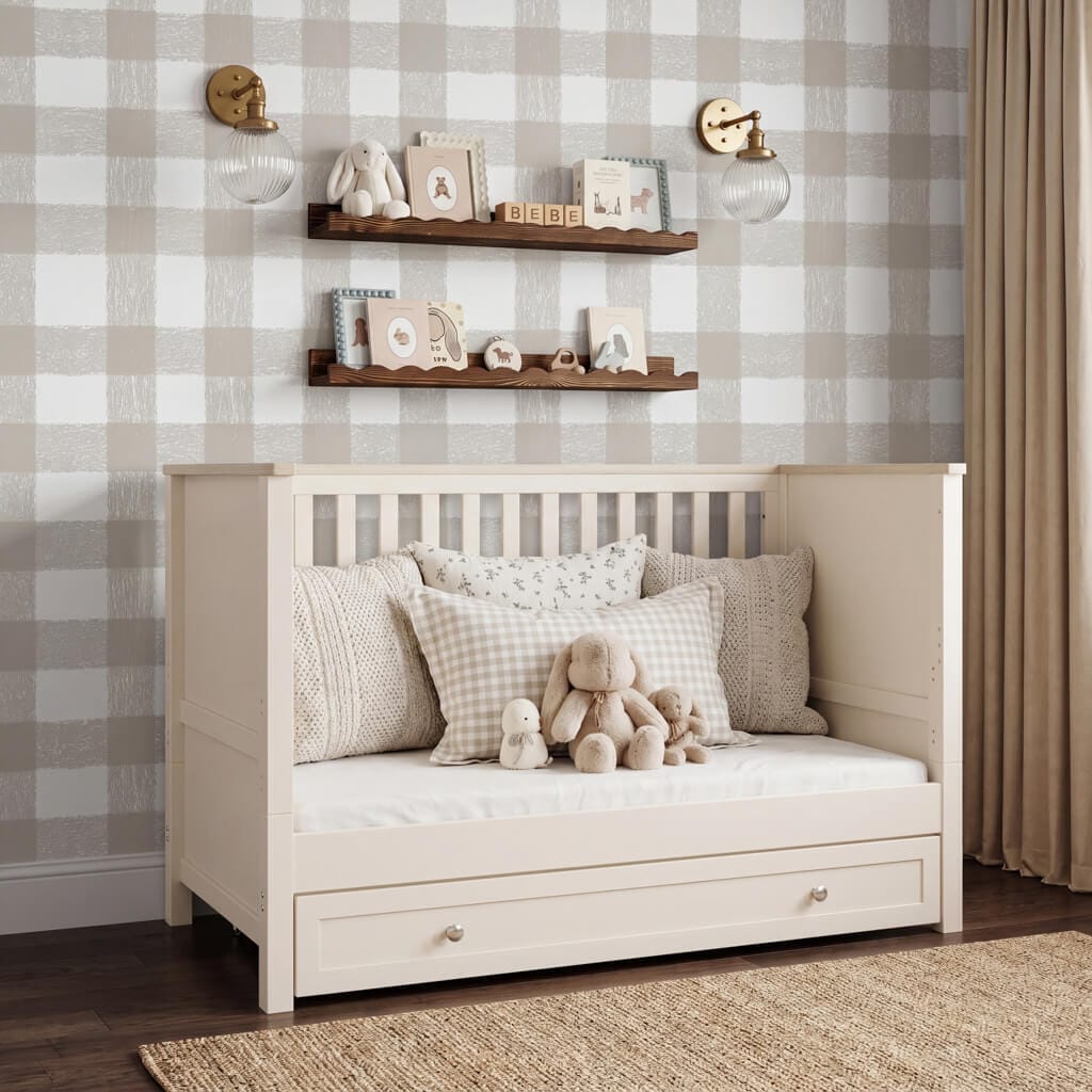 OTI Nursery Wanderer Cot Bed Cashmere and Oak House of Isabella UK