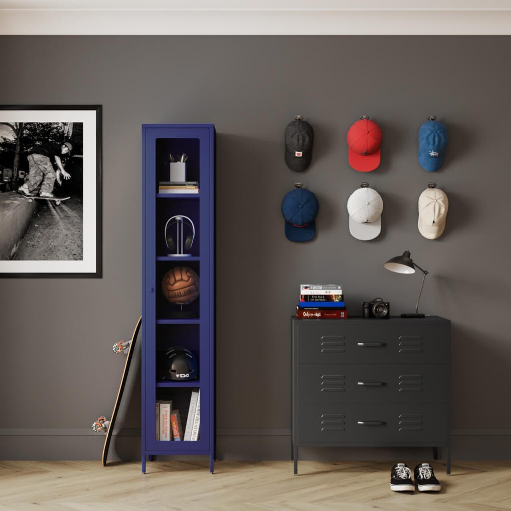 OTI Storage Frank Classic Blue Cabinet House of Isabella UK