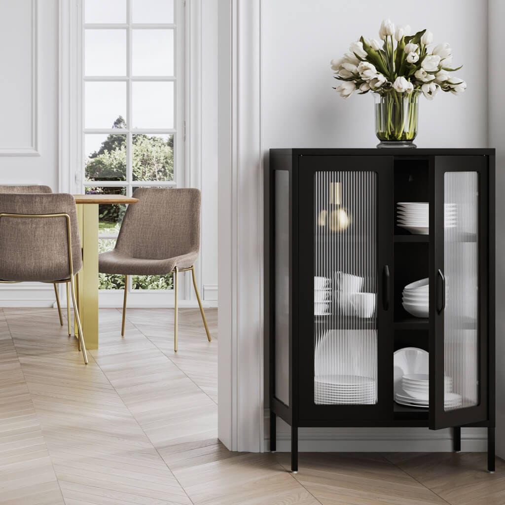 OTI Storage Marsh Black Cabinet House of Isabella UK