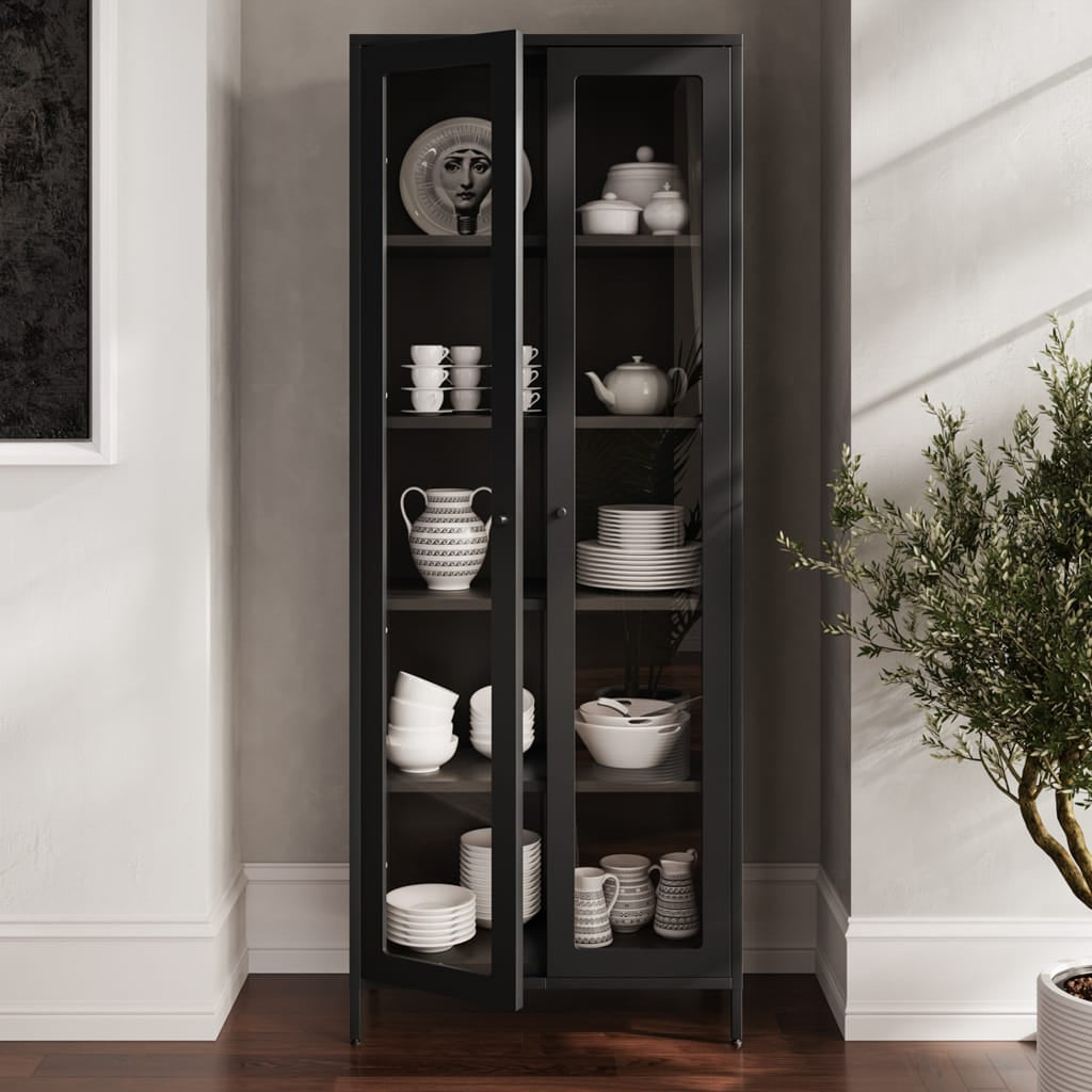 OTI Storage Mase Black Cabinet House of Isabella UK