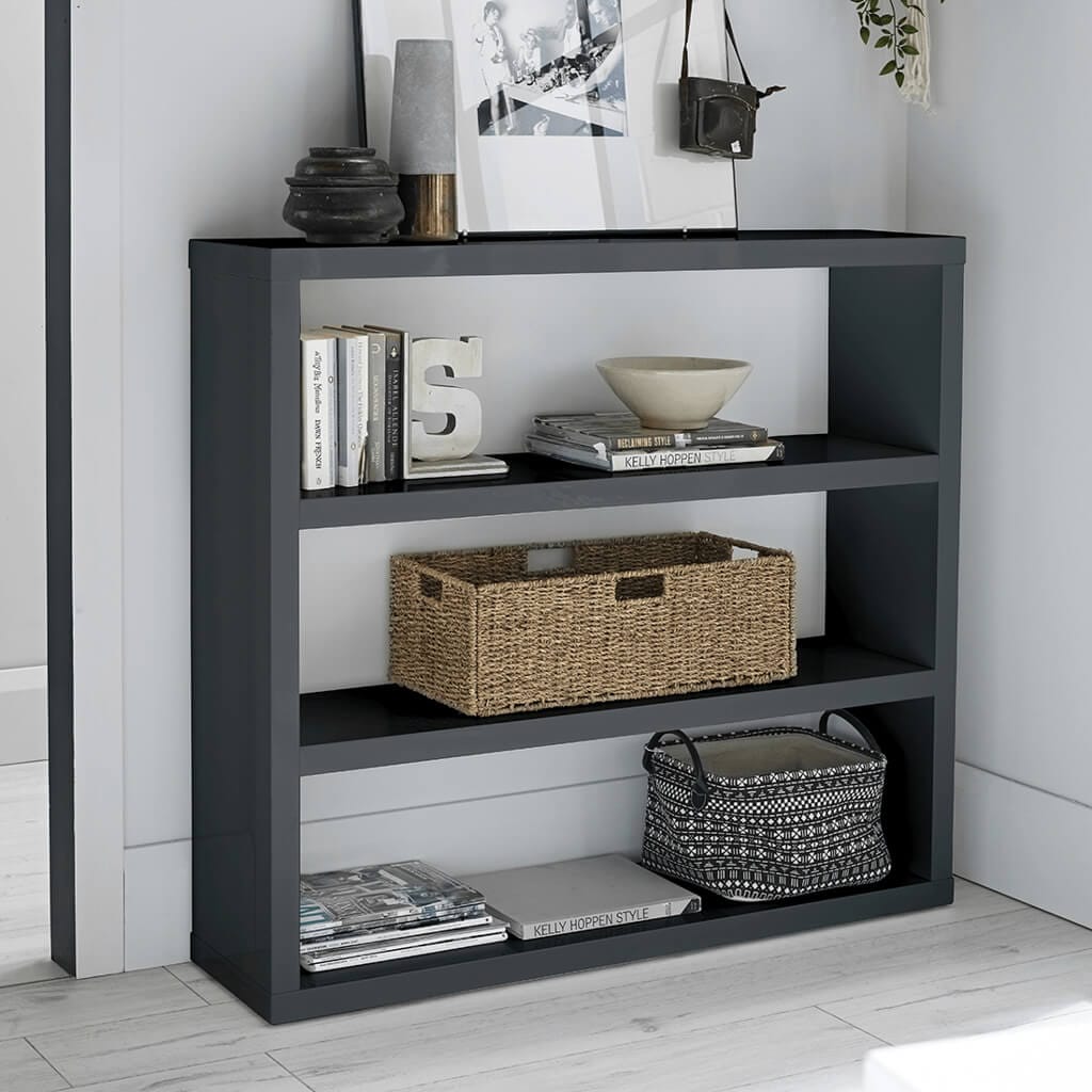 OTI Storage Puro Bookcase Charcoal House of Isabella UK