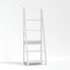 OTI Storage Tiva Black Corner Ladder Shelving House of Isabella UK