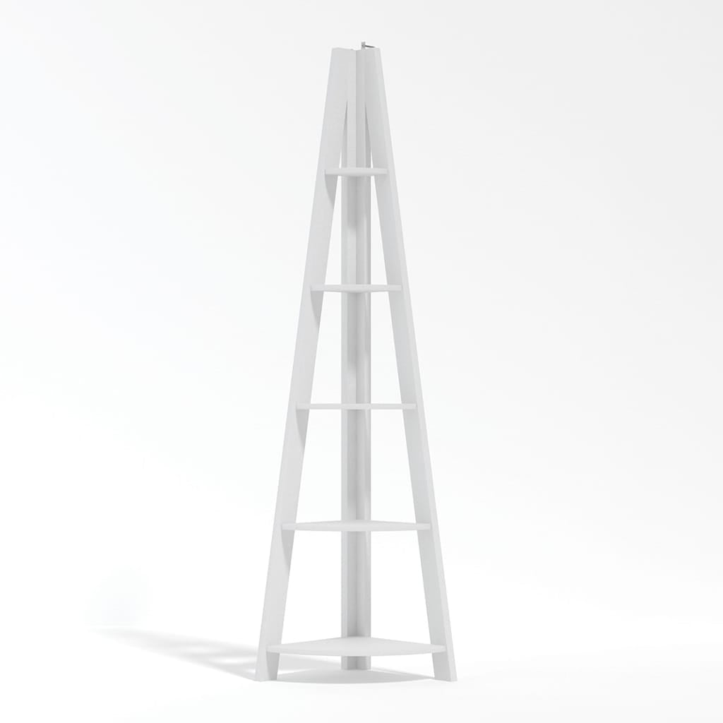 OTI Storage Tiva Black Corner Ladder Shelving House of Isabella UK