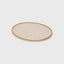 Oval Tray Metal Trim Pumice