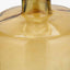 Amber Recycled Glass Bottle Vase Tall.