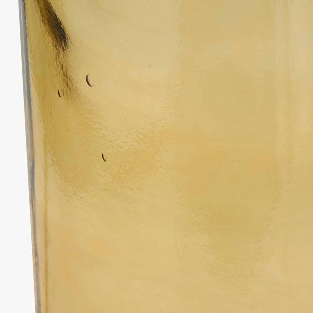 Amber Recycled Glass Bottle Vase Tall.