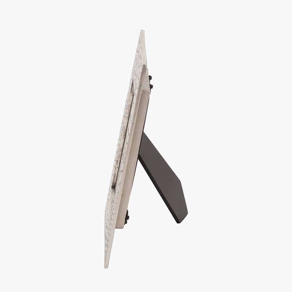 Antique Silver Metal Croc Print 5 x 7" Photo Frame.