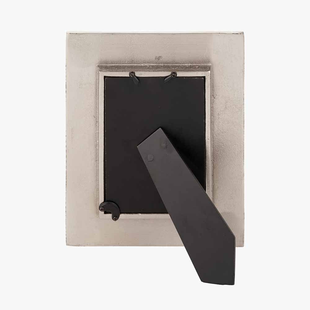 Antique Silver Metal Croc Print 5 x 7" Photo Frame.