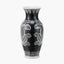 Pacific Lifestyle Accessories Asteria Black and White Feather Ceramic Urn Vase House of Isabella UK