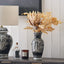 Pacific Lifestyle Accessories Asteria Black and White Feather Ceramic Urn Vase House of Isabella UK