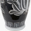 Pacific Lifestyle Accessories Asteria Black and White Feather Ceramic Urn Vase House of Isabella UK