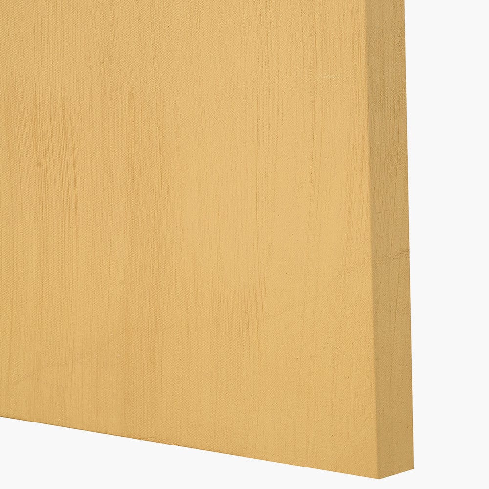 Black and Gold Abstract  Frameless Canvas.