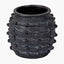 Black Bobble Fibrestone Decorative Planter.