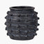 Black Bobble Fibrestone Decorative Planter.
