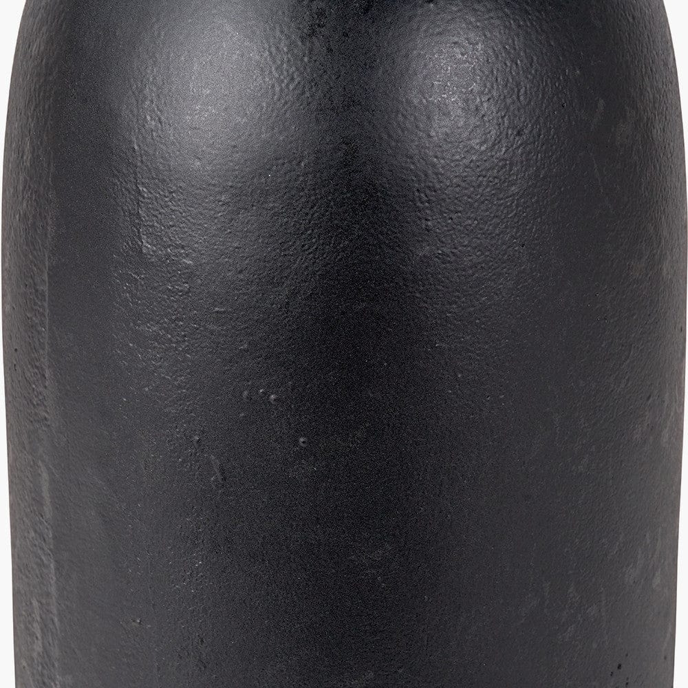Black Metal Bullet Vase Tall.