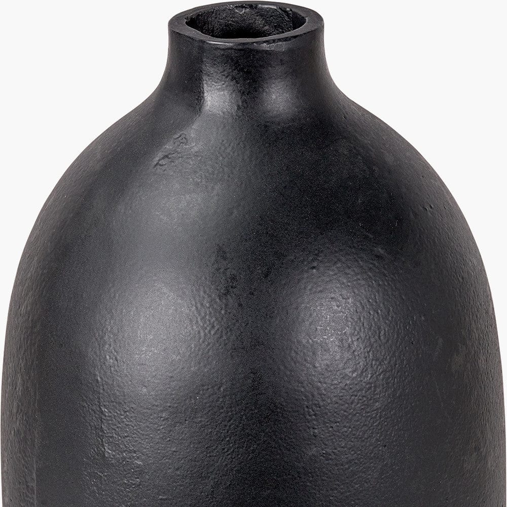 Black Metal Bullet Vase Tall.