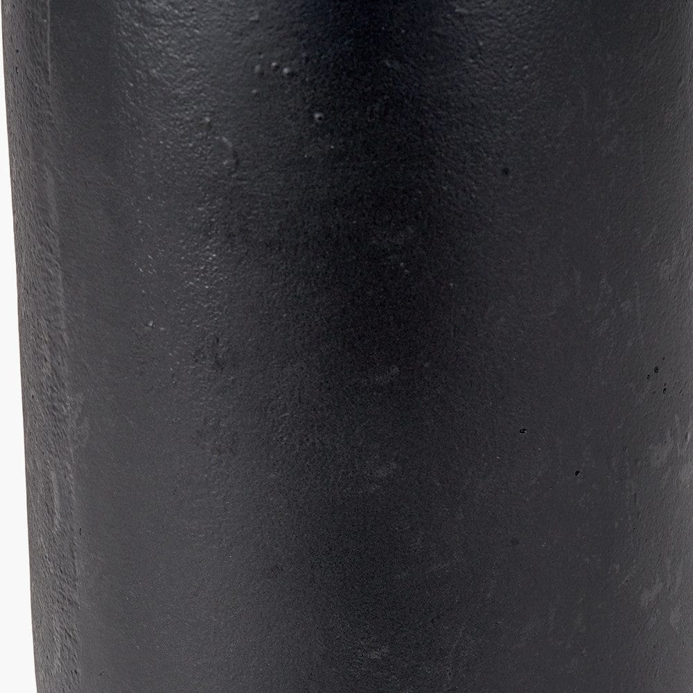 Black Metal Bullet Vase Tall.