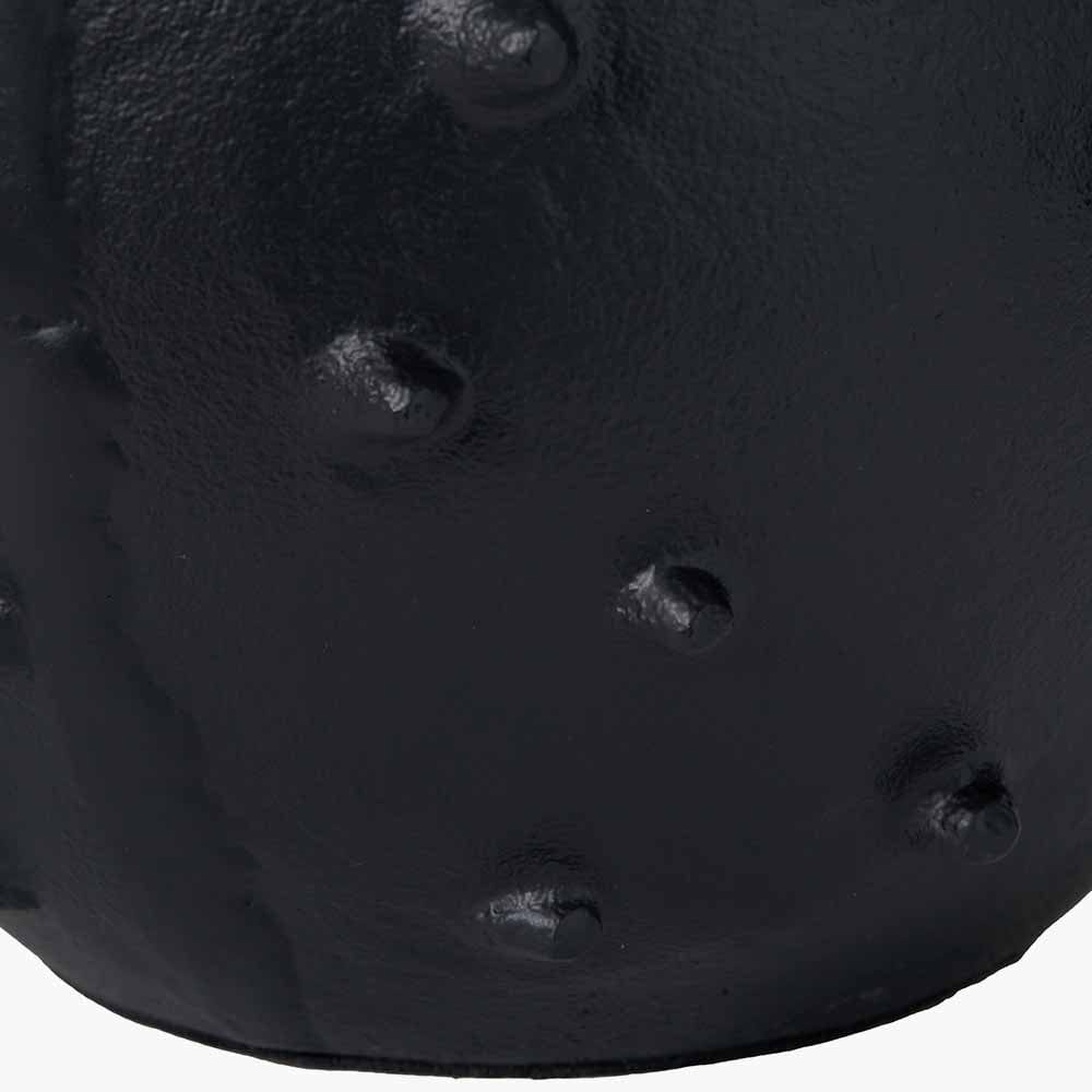 Pacific Lifestyle Accessories Black Metal Vase with Bobbles House of Isabella UK
