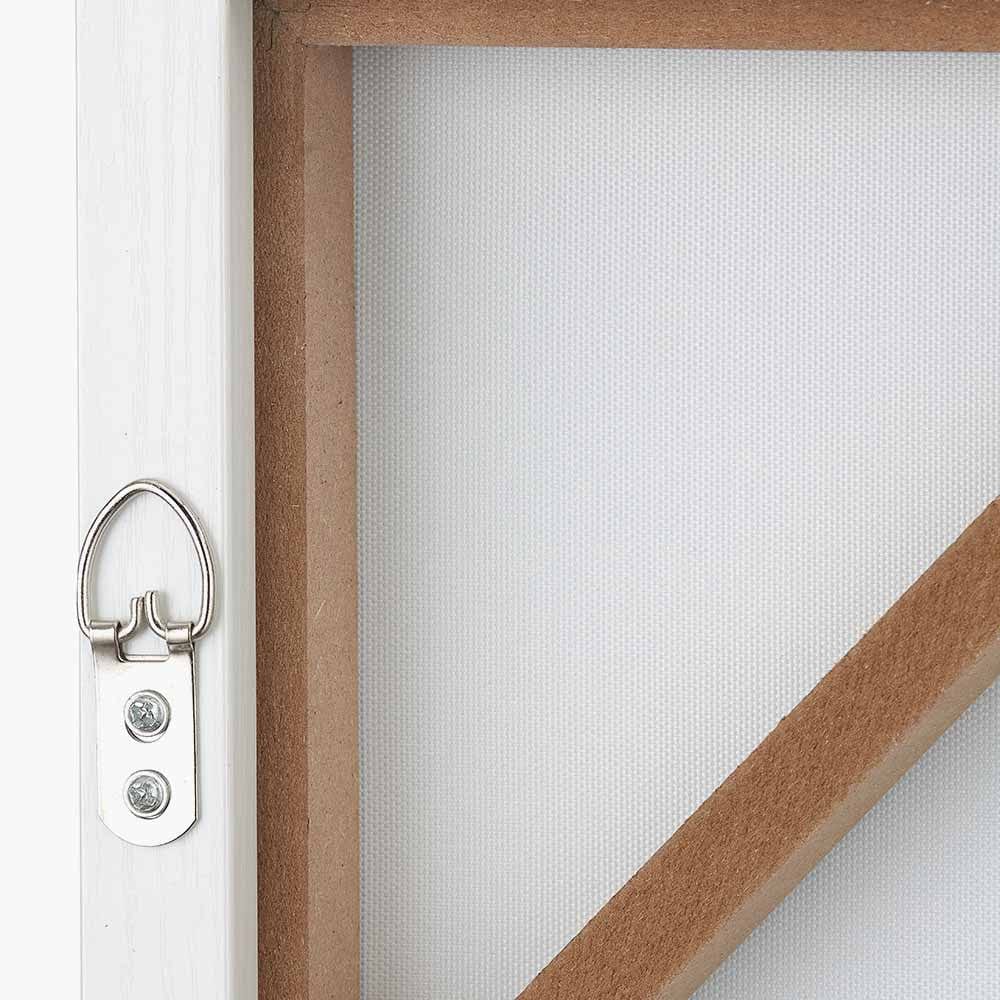 Pacific Lifestyle Accessories Blues Abstract Canvas with White Frame House of Isabella UK