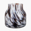 Pacific Lifestyle Accessories Brown and White Tortoiseshell Glass Vase House of Isabella UK