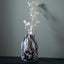 Pacific Lifestyle Accessories Brown and White Tortoiseshell Glass Vase Tall House of Isabella UK