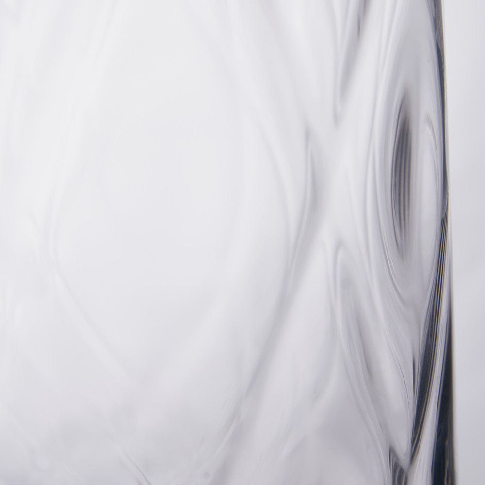 Clear Glass Diamond Optic Vase Small.