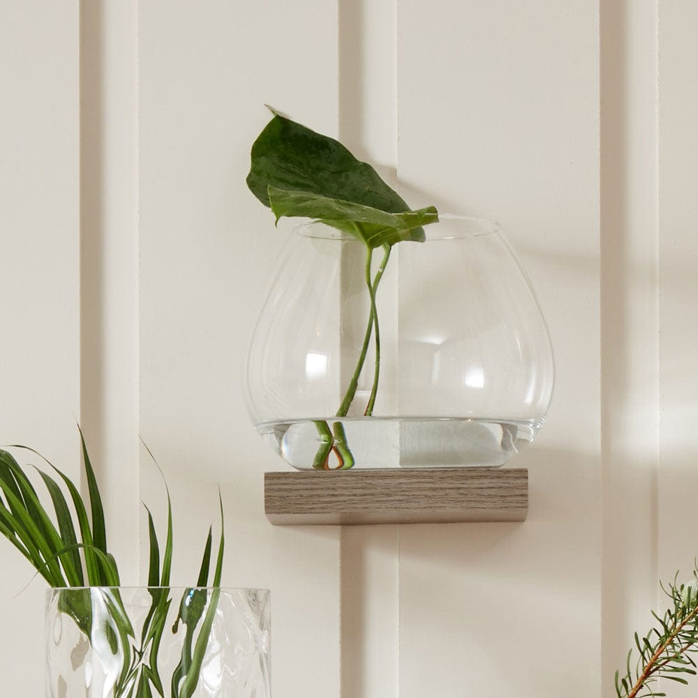 Clear Glass Fishbowl Vase Small.