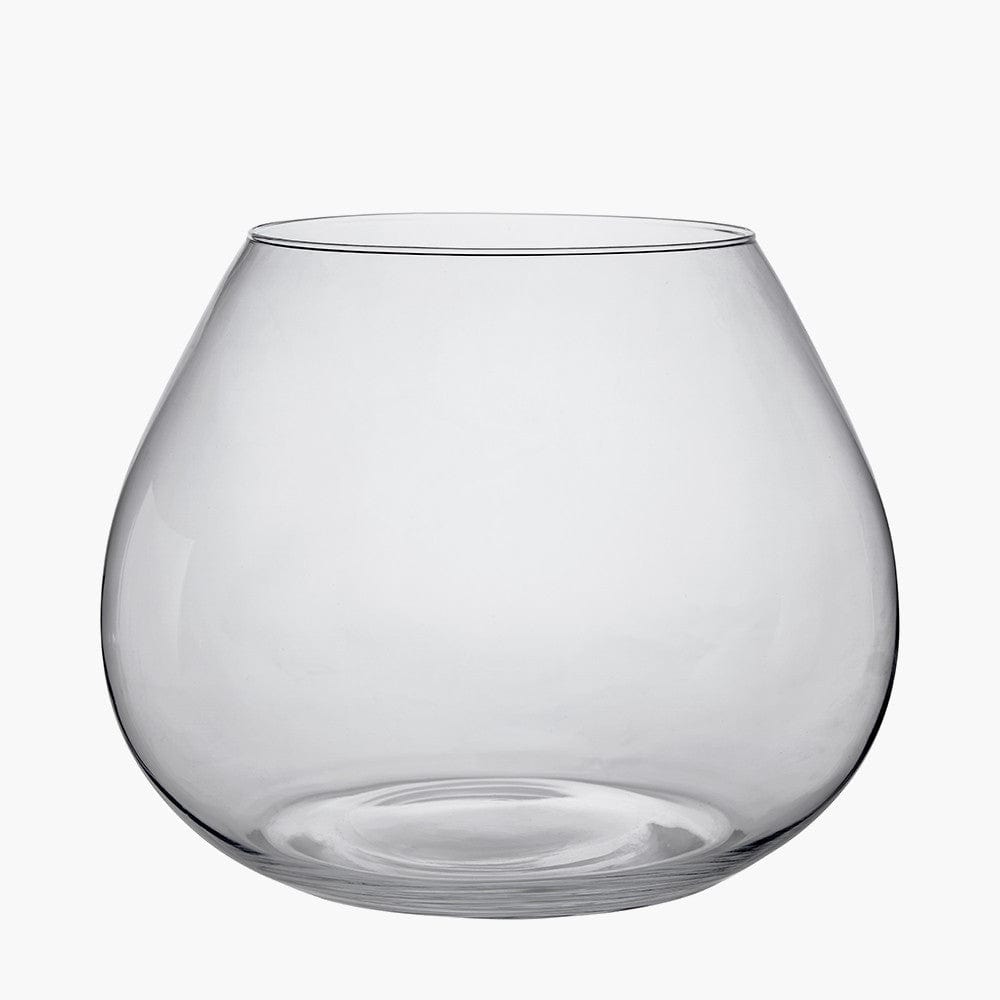 Clear Glass Fishbowl Vase Small.
