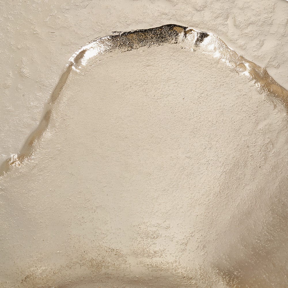 Gold Cast Metal Decorative Bowl.