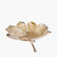 Pacific Lifestyle Accessories Gold Metal Dual Gingko Leaf Bowl House of Isabella UK