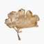 Pacific Lifestyle Accessories Gold Metal Dual Gingko Leaf Bowl House of Isabella UK