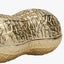 Gold Metal Peanut Lidded Trinket Bowl.