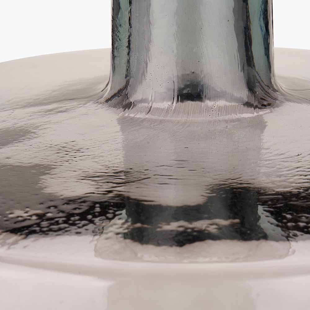 Pacific Lifestyle Accessories Grey Recycled Glass Bottle Vase House of Isabella UK