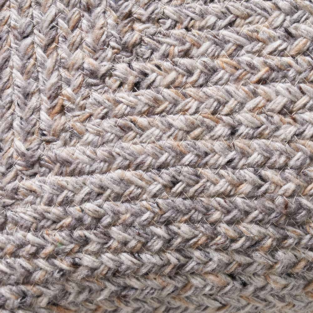 Indoor Outdoor Warm Grey Tweed Design Scatter Cushion.