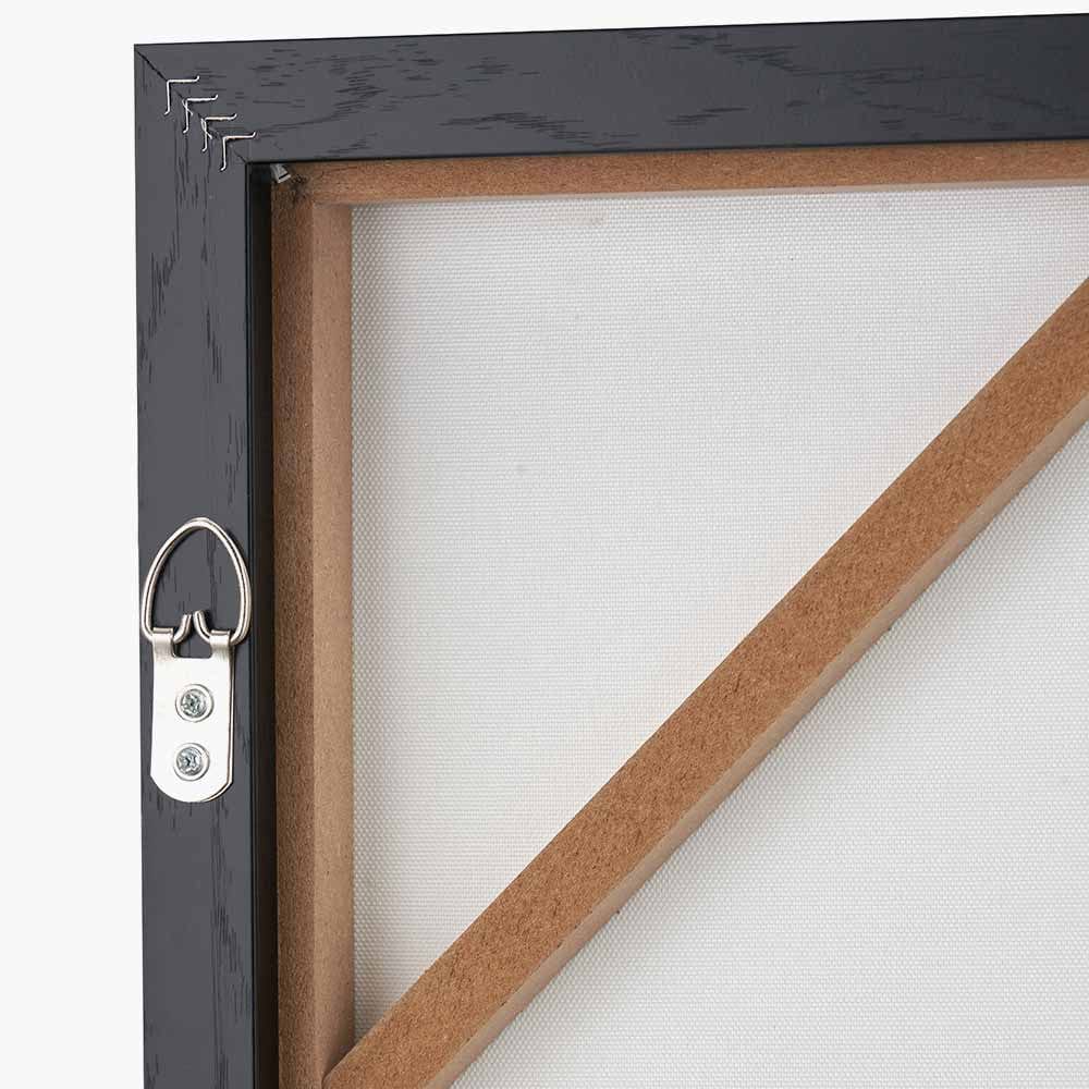 Monochrome Landscape Canvas with Black Frame.