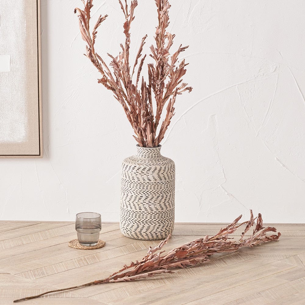 Mulberry Brown Autumn Leaf Pack of 6.