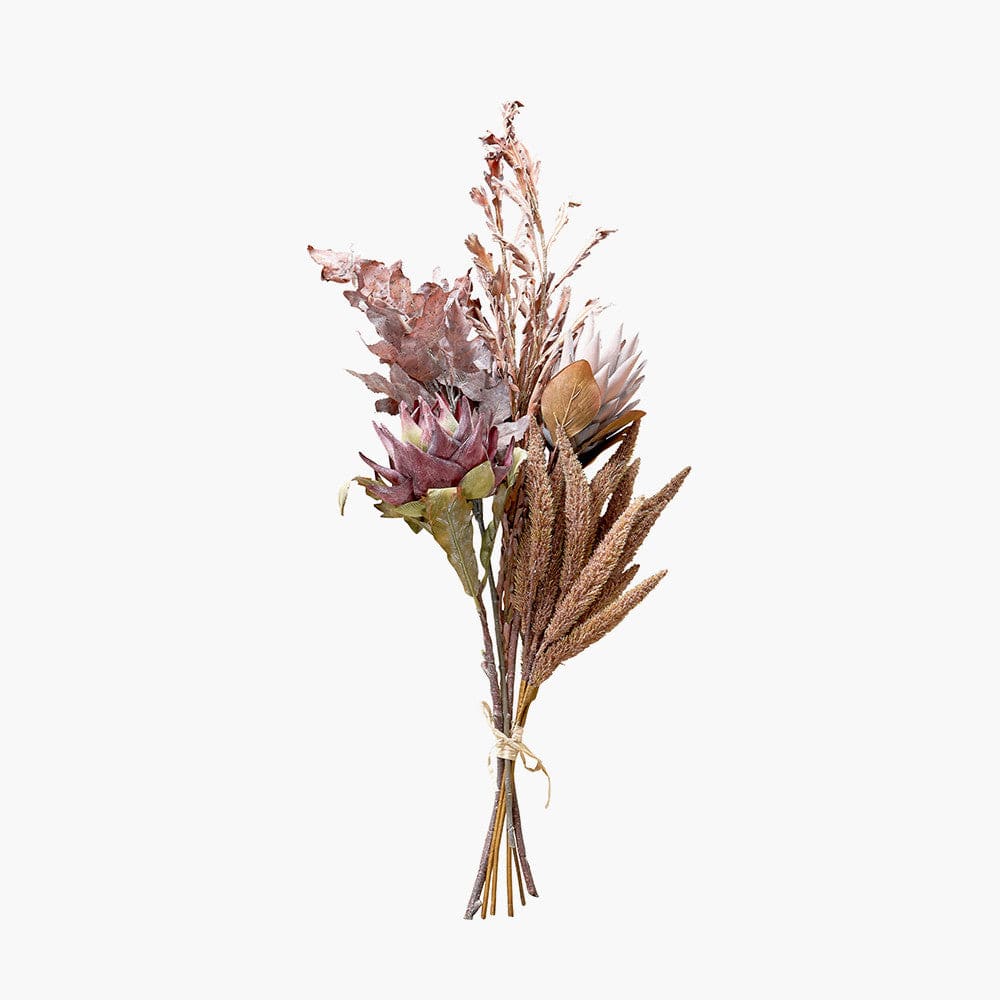 Mulberry Brown Dried Flower Bunch.
