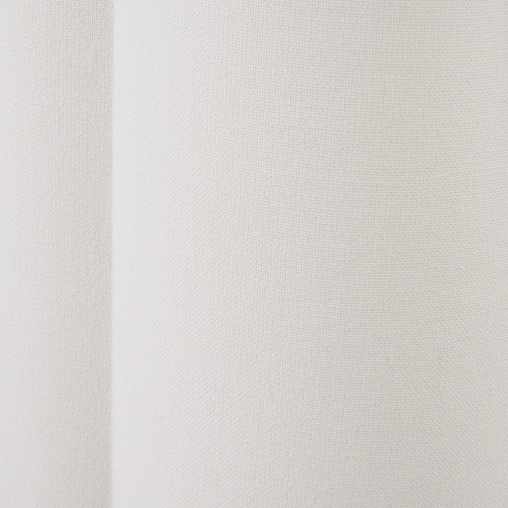 Posy 30cm White Handloom Scalloped Tapered Lampshade.