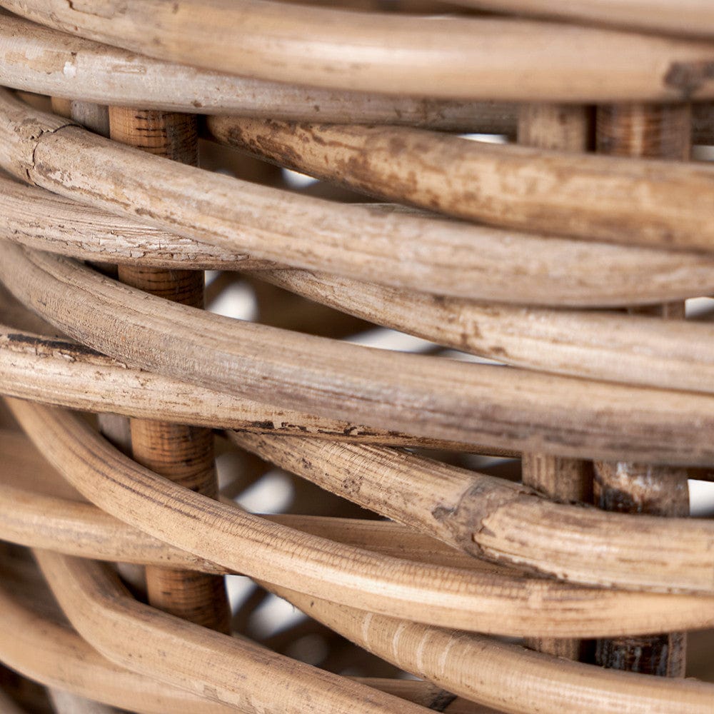 S/2 Grey Kubu Oval Baskets.