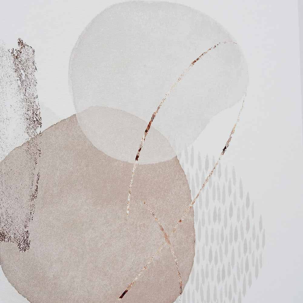 S/2 Natural Abstract Canvases with Natural Frame.